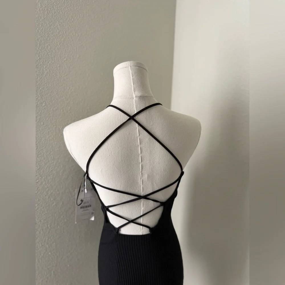 Bershka NWT Black Mini Dress Women’s Size XS